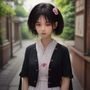客服支持主管王芳的职业形象照，佩戴耳机微笑面对镜头